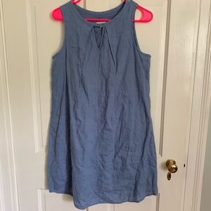 Cupid Blush Sleeveless Linen Dress